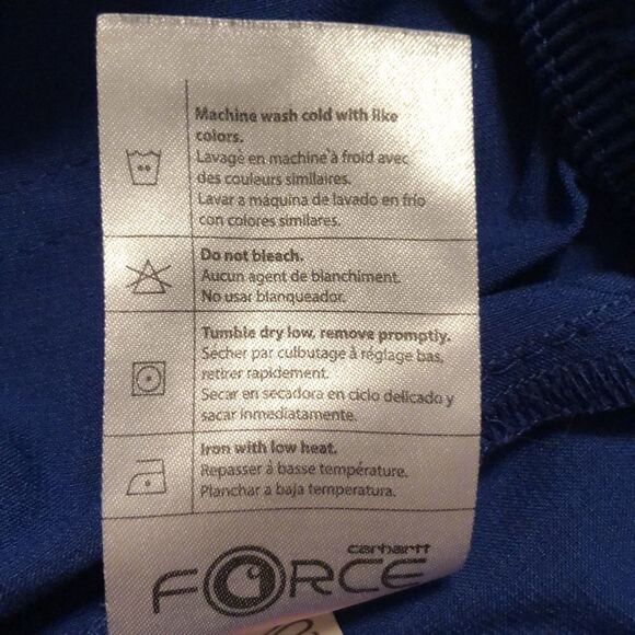 carharttâSPÂ Indigo Teal Details DrawstringâScrubâPants - Picture 14 of 14